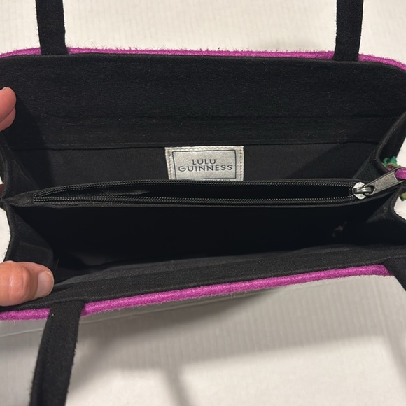 ⬇️🔥Lulu Guinness felt purse - Picture 4 of 10